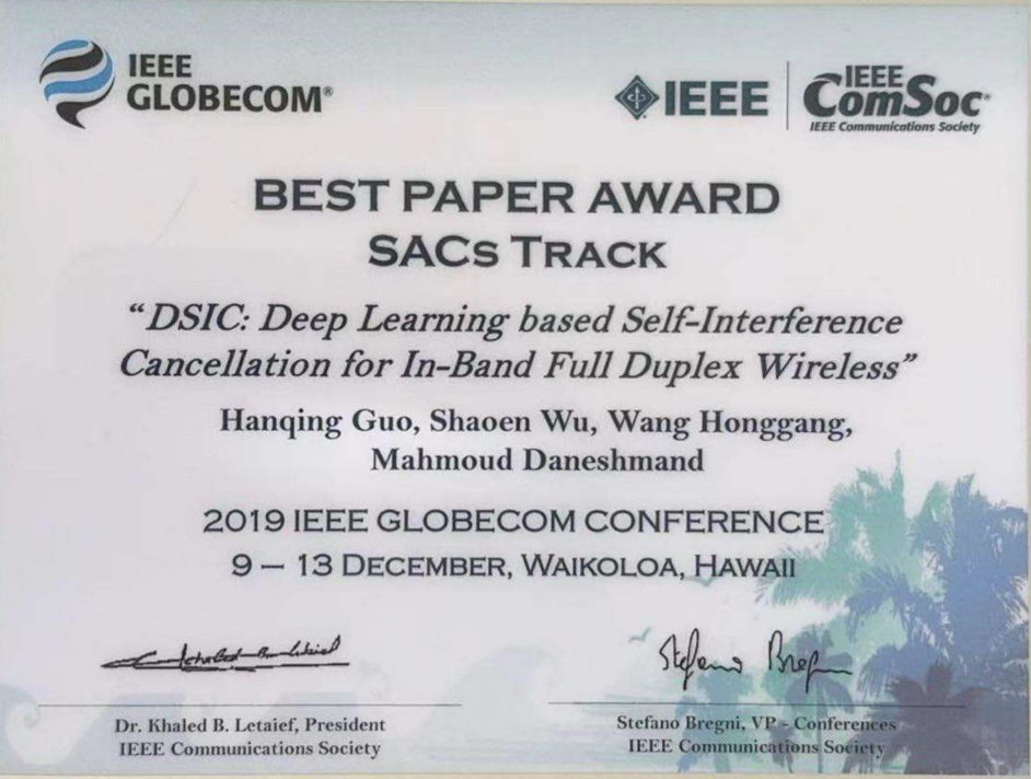GLOBECOM Award